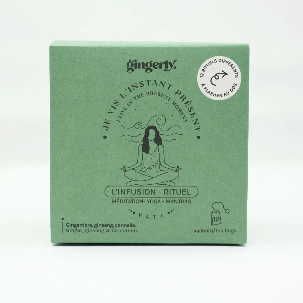 INFUSION RITUEL BIO - Je vis l'instant présent - 12 SACHETS