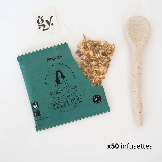 INFUSION RITUEL BIO - Je vis l'instant présent - 50 sachets