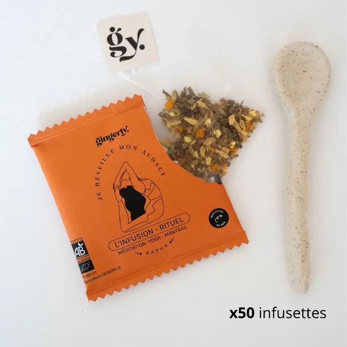 INFUSION RITUEL BIO - Je réveille mon audace - 50 SACHETS