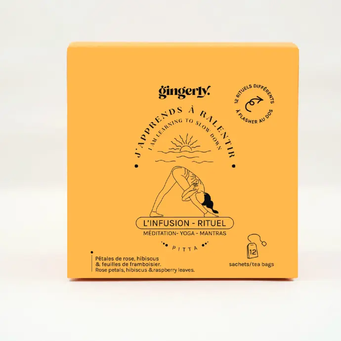 INFUSION RITUEL BIO - J'apprends à ralentir - 12 SACHETS
