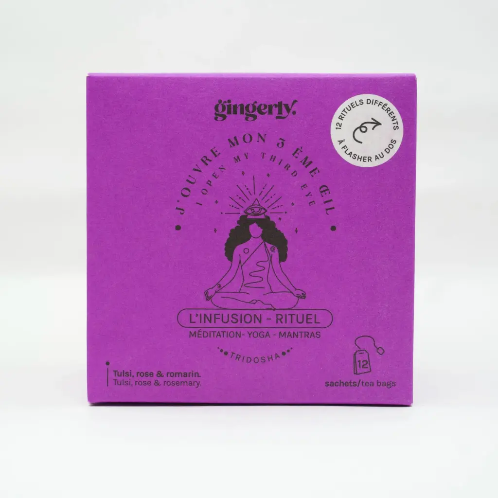 INFUSION RITUEL BIO -J’ouvre mon 3ème oeil - 12 SACHETS