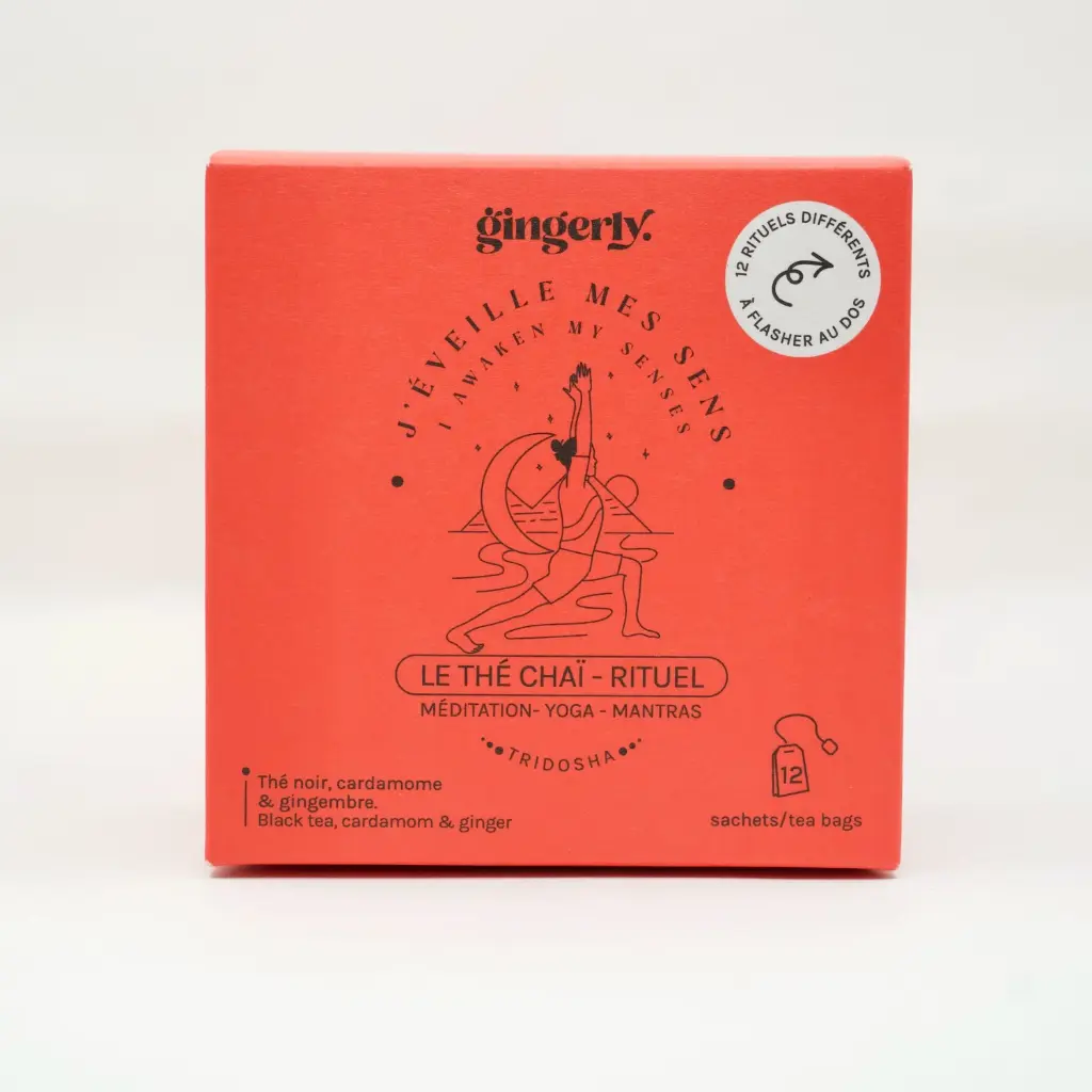 THÉ CHAÏ RITUEL BIO - J’éveille mes sens -  12 SACHETS