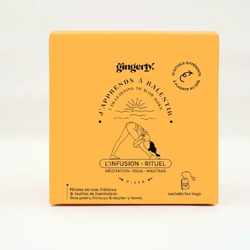 INFUSION RITUEL BIO - J'apprends à ralentir - 12 SACHETS