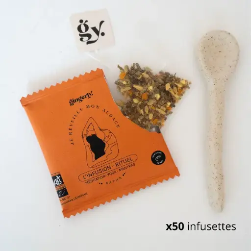 [50 SAC-AUD] INFUSION RITUEL BIO - Je réveille mon audace - 50 SACHETS